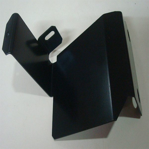 Powder coated metal machinery components