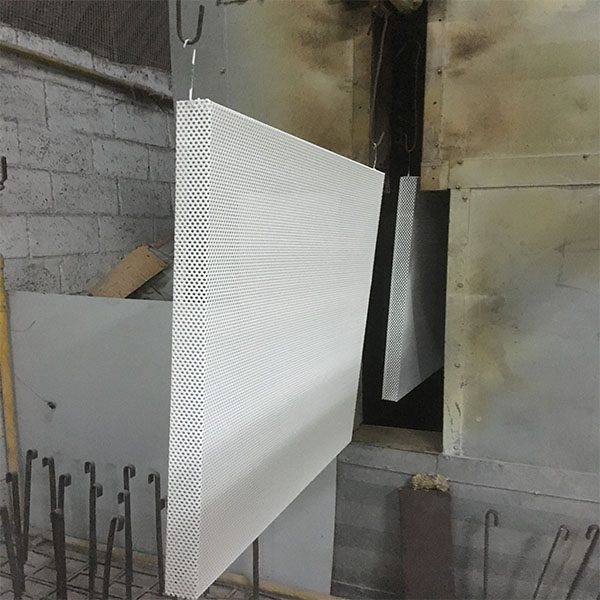 Industrial powder coating curing oven at Bisco Ultimate Chennai facility